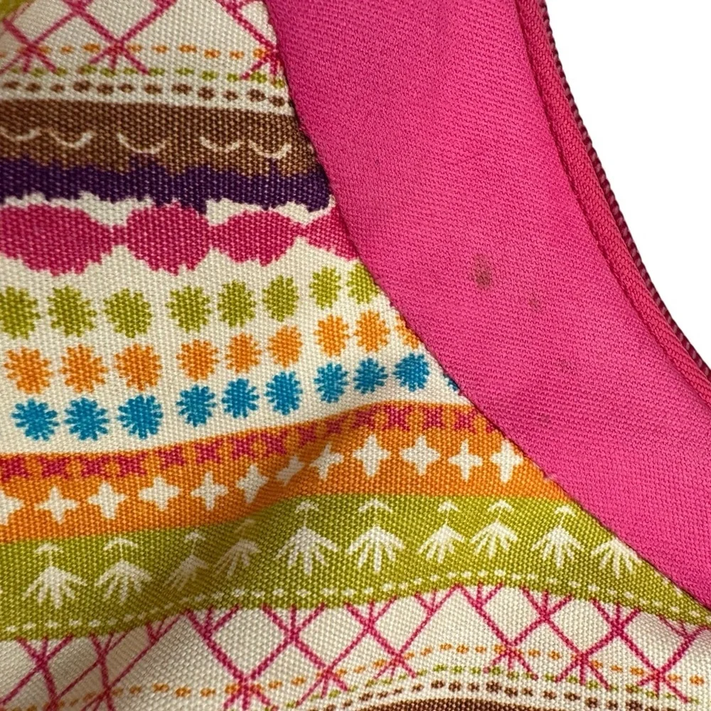 Unbranded Large Multicolor Festive Boho Hippie Crossbody Purse Adjustable Strap